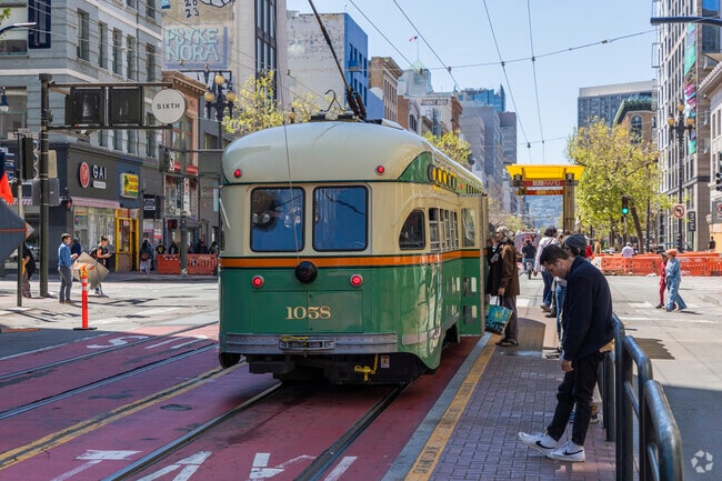 The Tenderloin is serviced by the iconic San Francisco Streetcars.