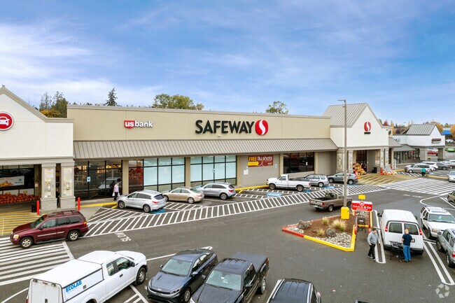 Safeway is the neighborhood grocery store.