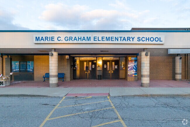 Front of Marie C. Graham Elementary School.