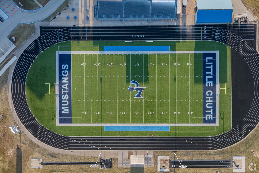 Students benefit from the great football field at Little Chute Area School District.