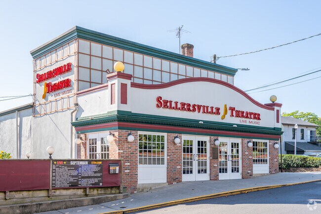 The Sellersville Theater hosts many great local musical performances in West Rockhill.