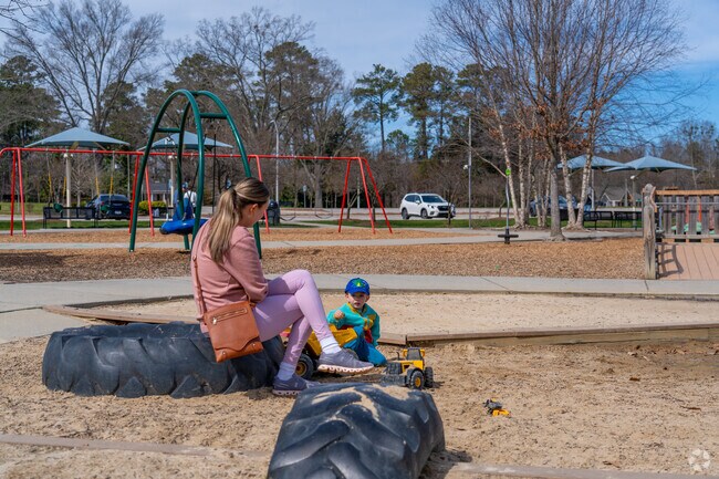 Knightdale Station Park offers activities for the whole family.