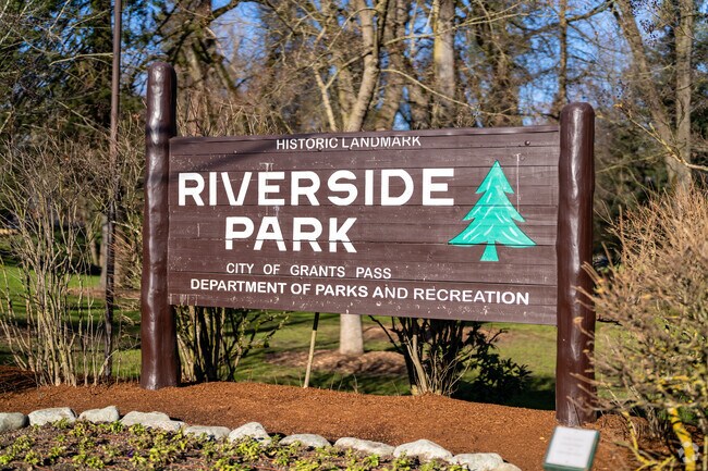 Riverside Park is a public park in Grants Pass, Oregon.