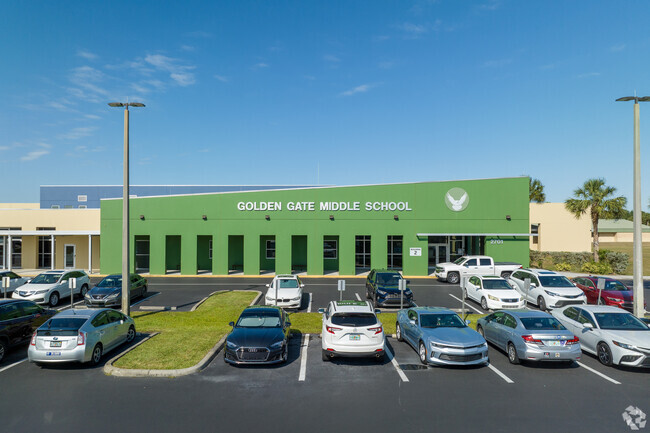 Golden Gate Middle School entrance.