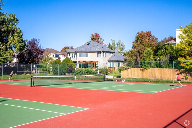 Challenge your friends to a game of 
 tennis at North Palo Park.