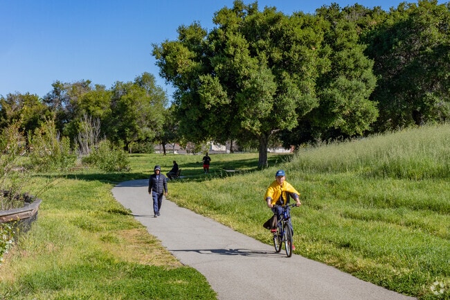 Vinci South residents enjoy the nearby nature trails at Penitencia Creek Park in Berryessa.