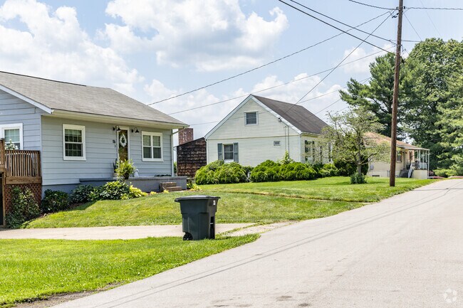 Small single family housing lines the streets of Hooverson Heights.