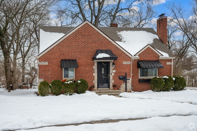 A cozy brick home sits on a quiet street in Fairborn.