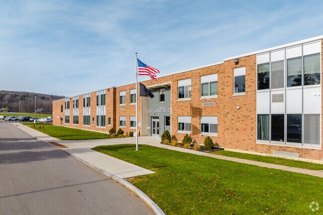 Holland Middle School is a public school with about 227 students in grades 3-8.