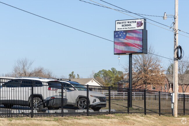 Pretty Water Public School is located Northwest of Sapulpa on West 81st Street.