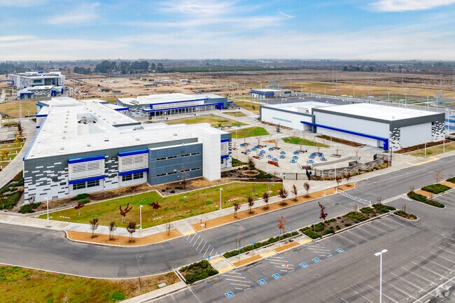 The campus of Sanger West High School in Fresno.