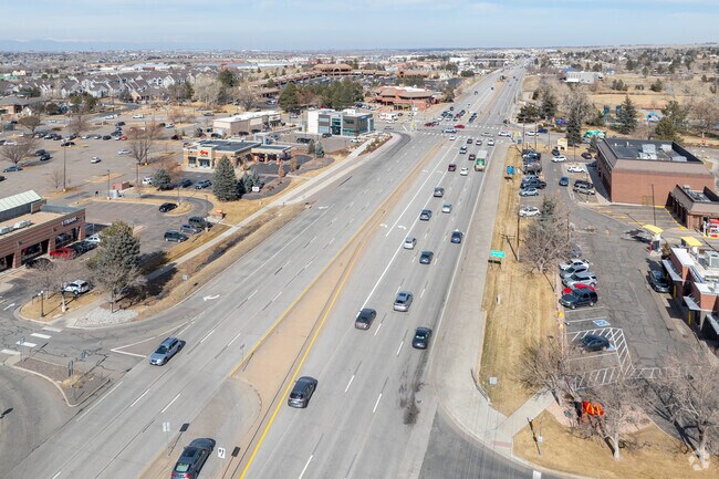 Parker Road is a major thoroughfare near the Clarke Farms neighborhood.