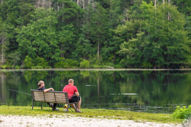 Relax and take in the natural beauty of Clayton from Scotland Run Park.