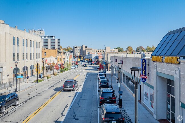 The main street in Mount Lebanon is full of business enjoyed by residents.