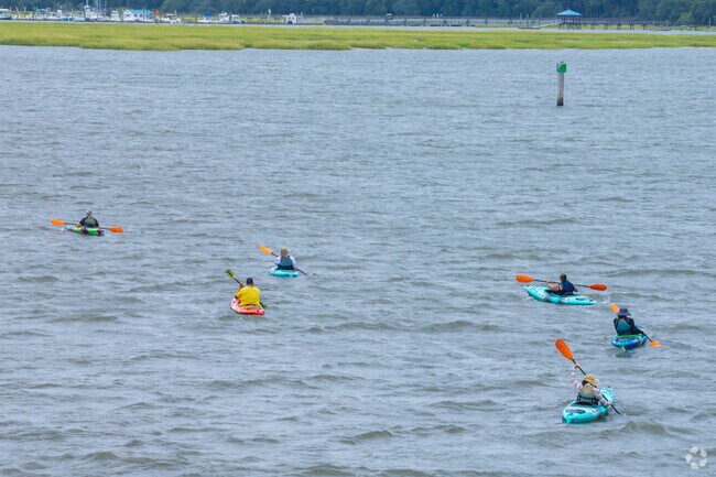 Windmill Harbour locals love to kayak on the Intracoastal Waterway.