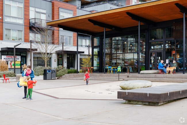 Town Square plaza in Northlake Terrace is a central space for community events.