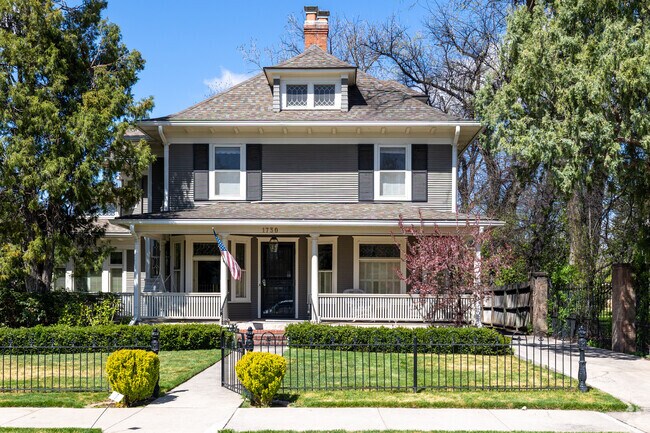 Two story homes with large front porches are here in Old North End.