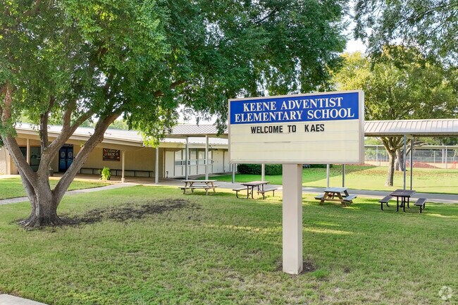 Keene Adventist Elementary School serves students in grades K-8.