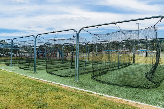Westside's Jack Mattox Park boasts batting cages for athletes to practice before games.