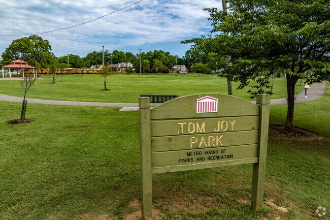 Tom Joy Park offers walking paths and open space for Talbot's Corner residents to enjoy.
