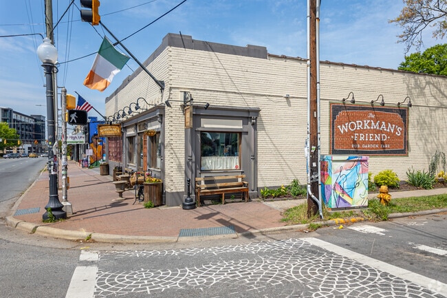 Workman's Friend is a great place to hang out for great food and drink in Plaza Midwood.