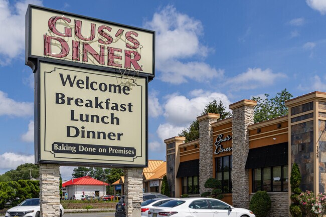 Gus's Diner offers a diverse menu featuring classic American diner fare with a touch of Greek and Mediterranean influences.