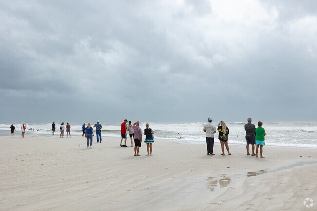 Hurricanes pose a risk to coastal beaches near The Orchards.