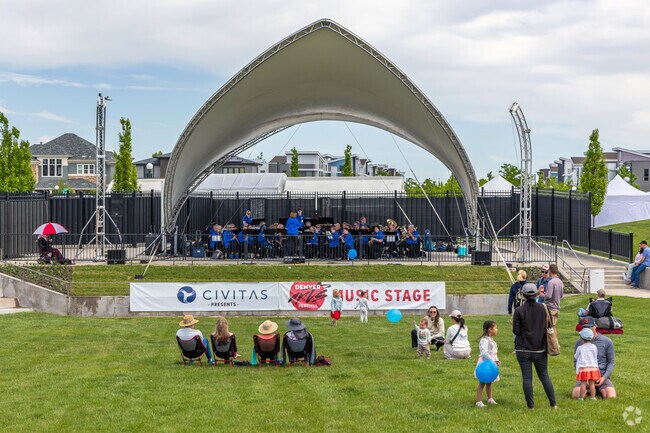 Bring a lawn chair, and check out the live music being played Denver Arts Festival.