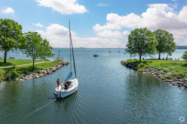 Summer days on Lake Mendota is what Highland living in Middleton, WI is all about.