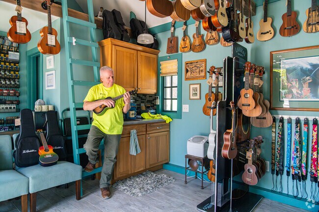 Ukulele Station is a specialty shop selling ukuleles and accessories near Grand Detour.