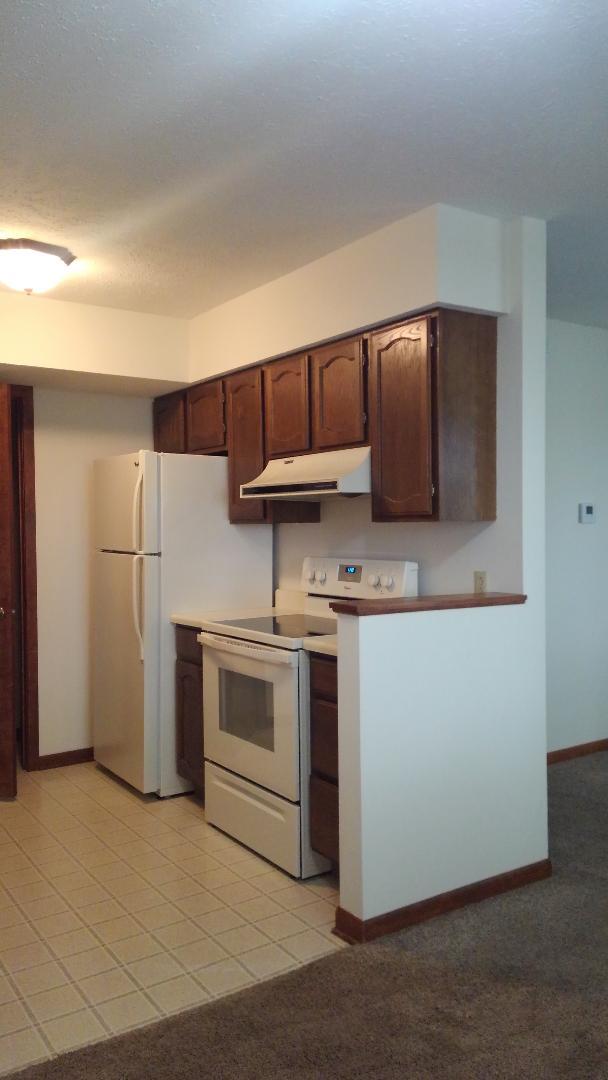 Kitchen has Stove/Refrigerator/ice Maker