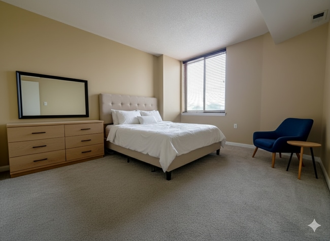Bedroom (virtually staged)
