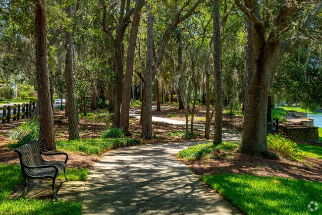 Take in the sounds of nature along the Victoria Lake Park walking trail.