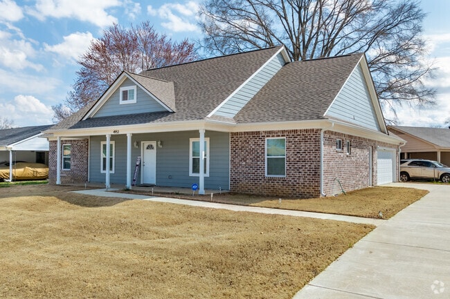 Cozy bungalow-style homes are sprinkled throughout Parkway Village.