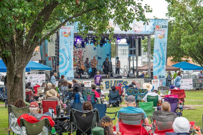 Jam to the band at Bob Syke's BBQ and Blues Festival.