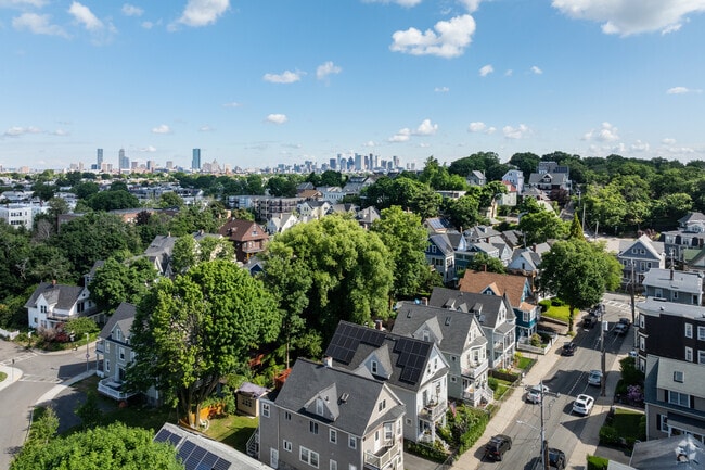 Savin Hill sits a few miles from downtown Boston with Harborwalk access.