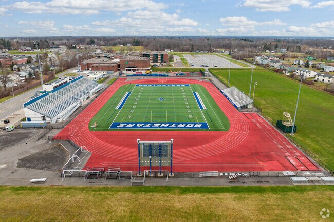 Cicero-North Syracuse High School's football field and track.
