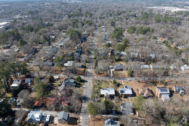 A little over a mile north of the city center, Duke Park began as farmland.