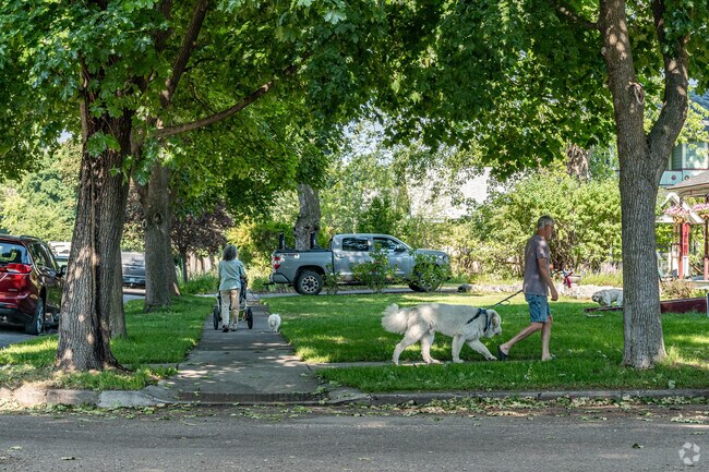 Enjoy a leisurely walk in the Riverfront neighborhood.