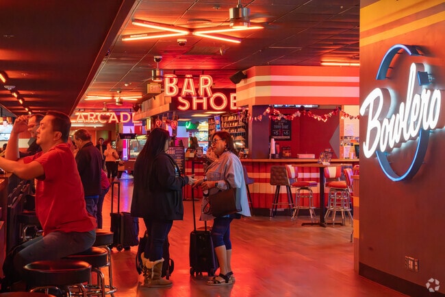 For late night bowling and fun stop at Bowlero a popular and trendy new bowling alley.