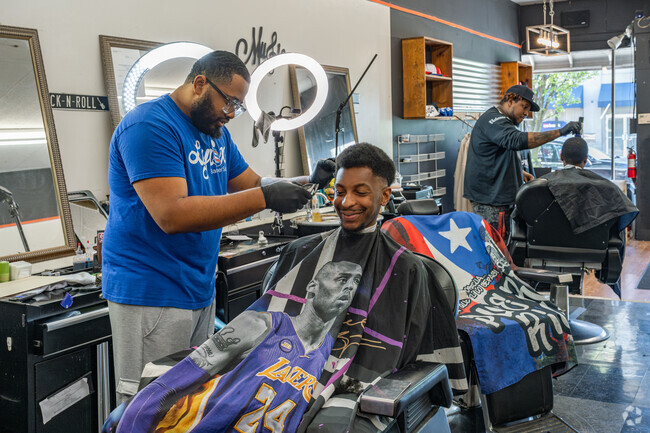For a precision haircut, head to Lyrix Barber Salon in Downtown Bedford.