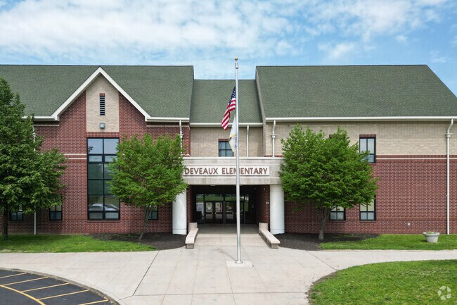 DeVeaux Elementary houses grades K-8 with a student-teacher ratio of 18 to 1.