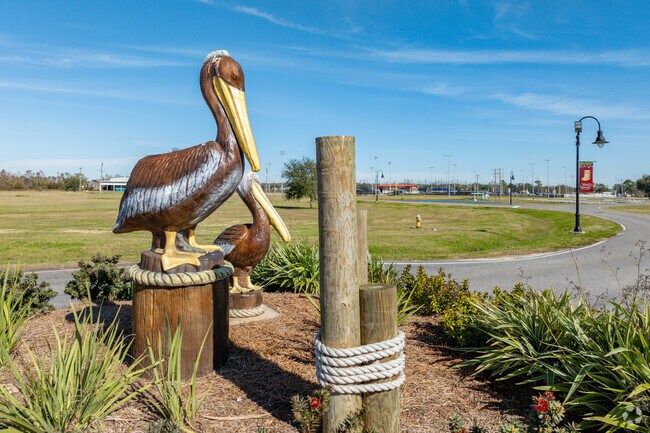 The spirit of the gulf can be felt throughout all of the Crescent neighborhood.