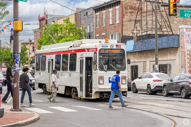 The trolley is a classic and timeless mode of transportation for locals in Mantua to get around.