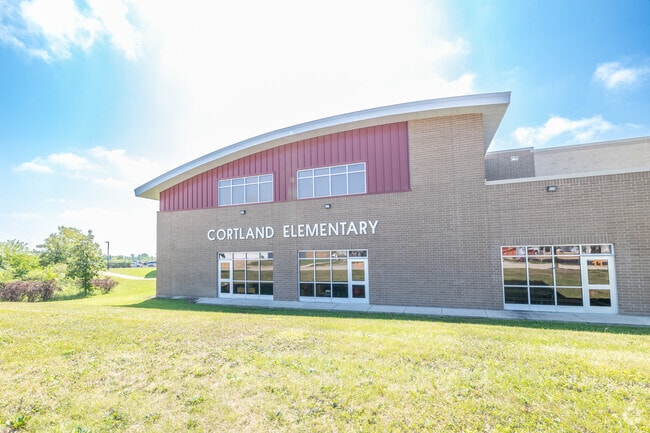 Cortland Elementary School serves students in the Malta community.