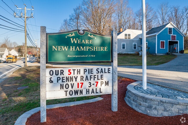 Welcome to Weare New Hampshire.
