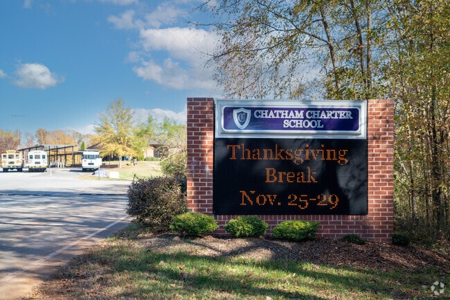 Chatham Charter School, which offers kindergarten through 12th grade in Siler City.