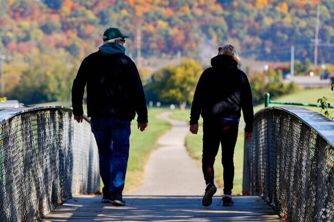 You can stroll the walking paths at Pioneer Park near Edgewood.