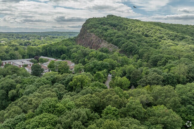 West Rock Ridge State Park, north of town, has 21 miles of mixed–use trails.