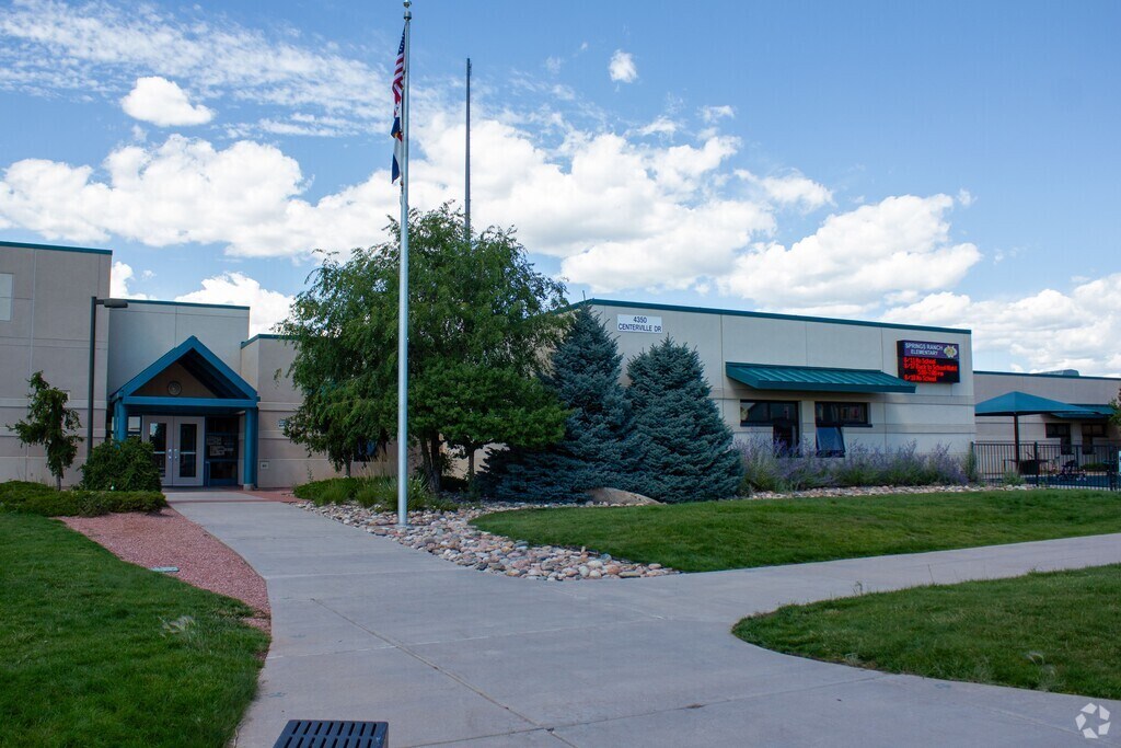 A wide shot for Springs Ranch Elementary School.
